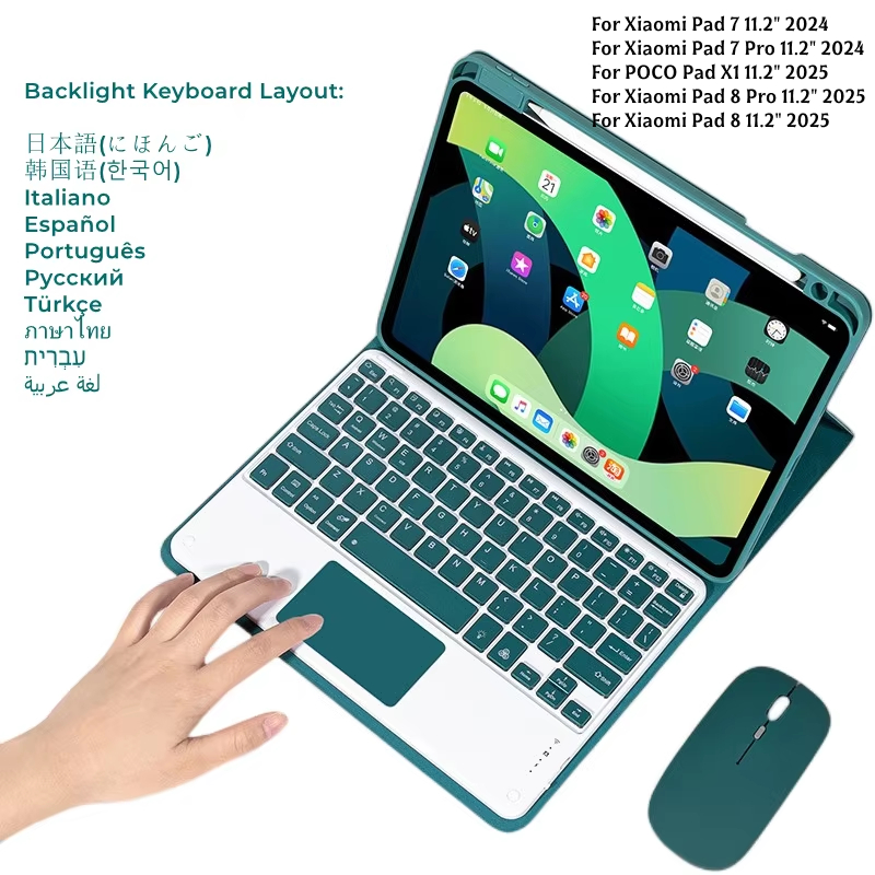 Gaming Keyboard And Mouse Wireless - Podświetlana klawiatura z myszką do Xiaomi