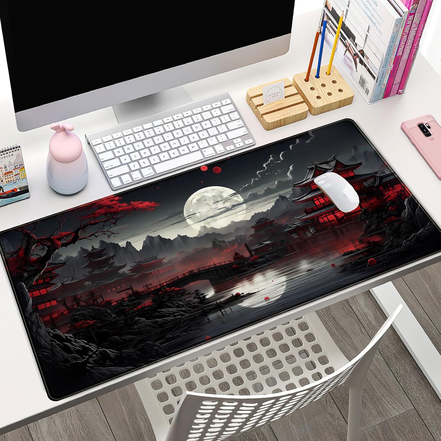 Gaming Keyboard Mouse - Japońska podkładka na biurko Riverside Full