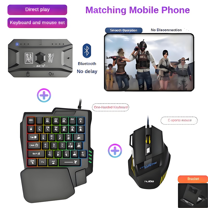 Gaming Keyboard And Mouse Combo - Konwerter do gier na telefon komórkowy