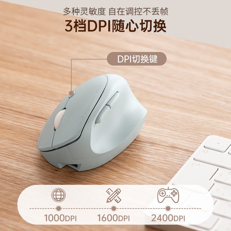 Gaming Keyboard 1 Hand - Mysz bezprzewodowa SANWA 2.4G Bluetooth, konfigurowalna,