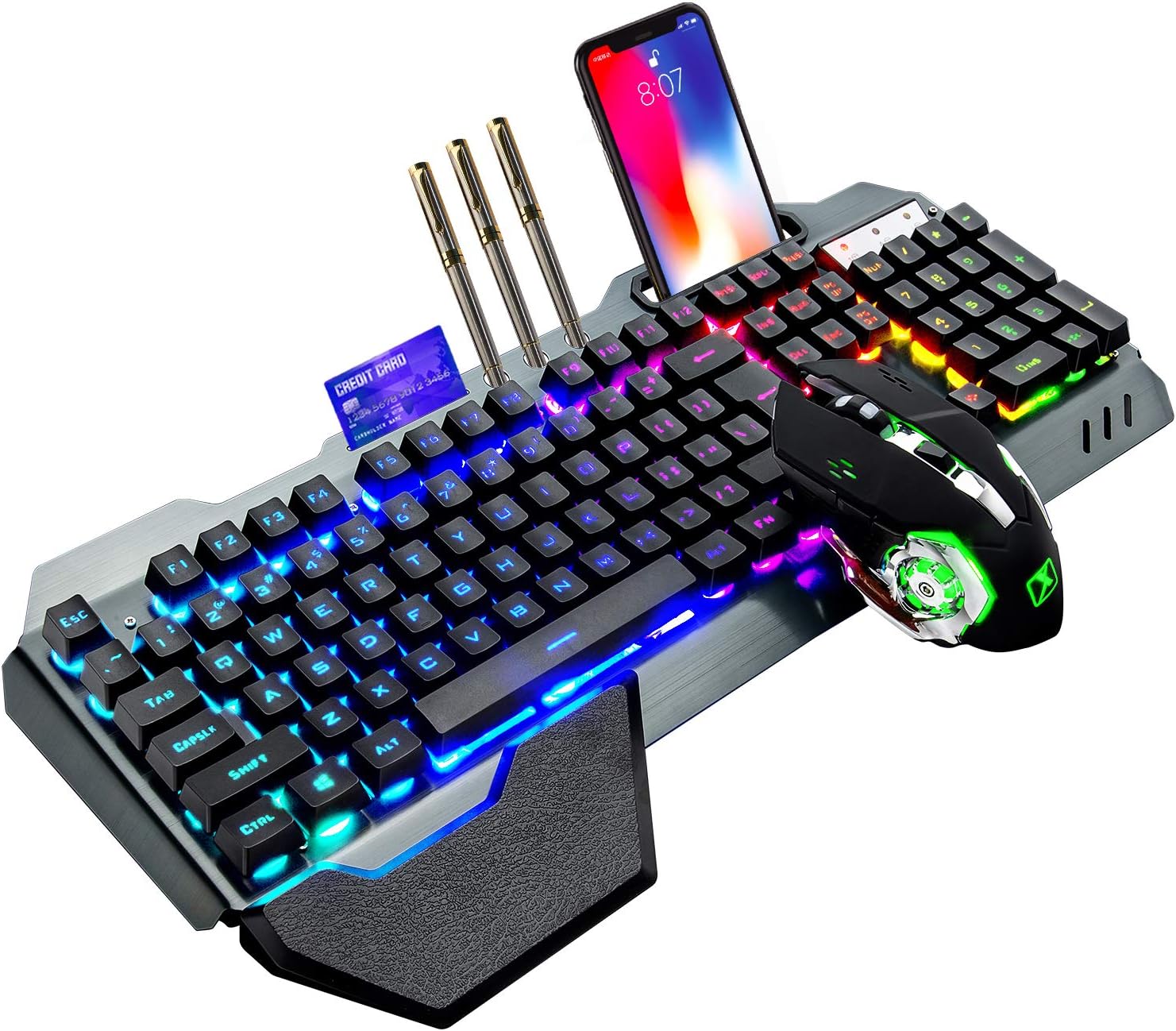 Gaming Keyboard And Mouse Combo - Bezprzewodowa klawiatura i mysz do gier