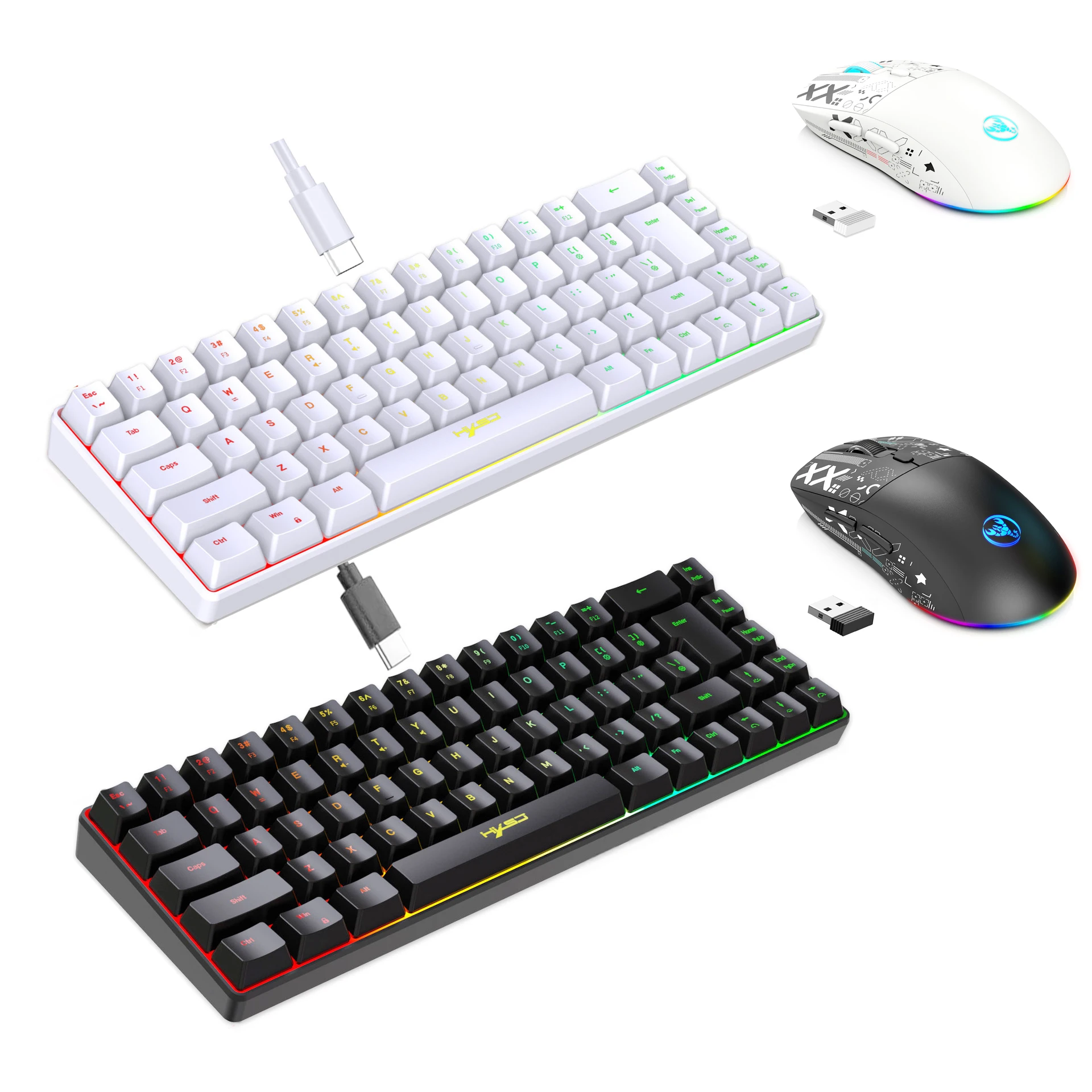 Gaming Keyboard And Mouse Combo - Zestaw Klawiatura i Mysz z Podświetleniem