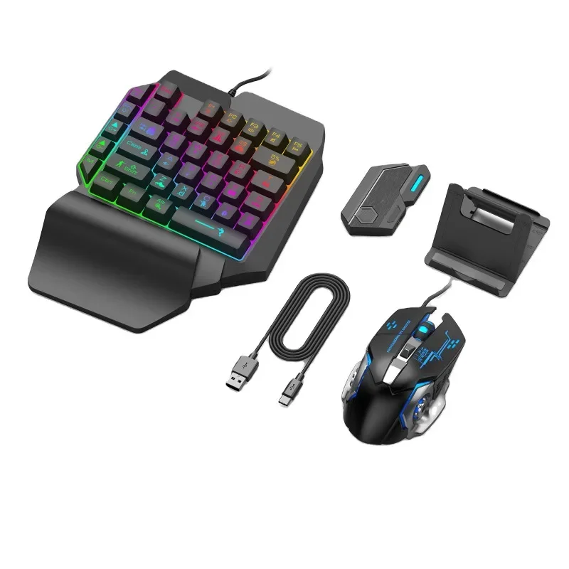 Gaming Keyboard 1 Hand - Zestaw klawiatury i myszy do gier