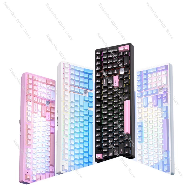 Gaming Keyboard Mechanical - Klawiatura mechaniczna ze stopu aluminium, bezprzewodowa