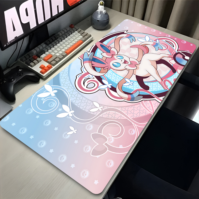 Gaming Keyboard Theme - Duża Różowa Urocza Podkładka Pod Mysz