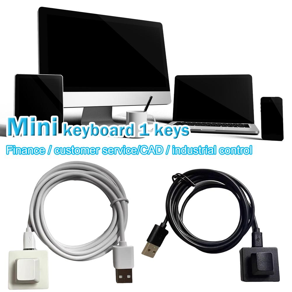 Gaming Keyboard 1 Hand - Mini Klawiatura Jednoklawiszowa Programowalna Makro Klawisz