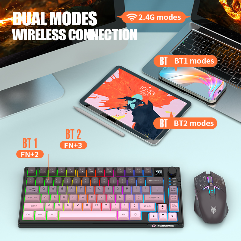 Bezprzewodowy zestaw klawiatur – Gaming Keyboard And Mouse Combo recenzja i cena