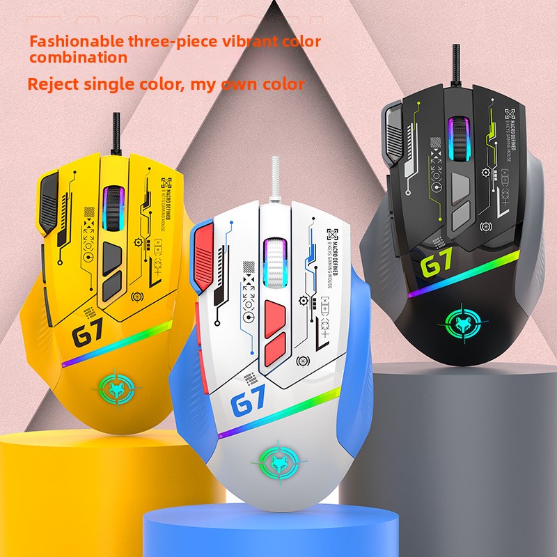 Przewodowa mysz gamingowa G6,  – Gaming Keyboard 1 Hand recenzja i cena