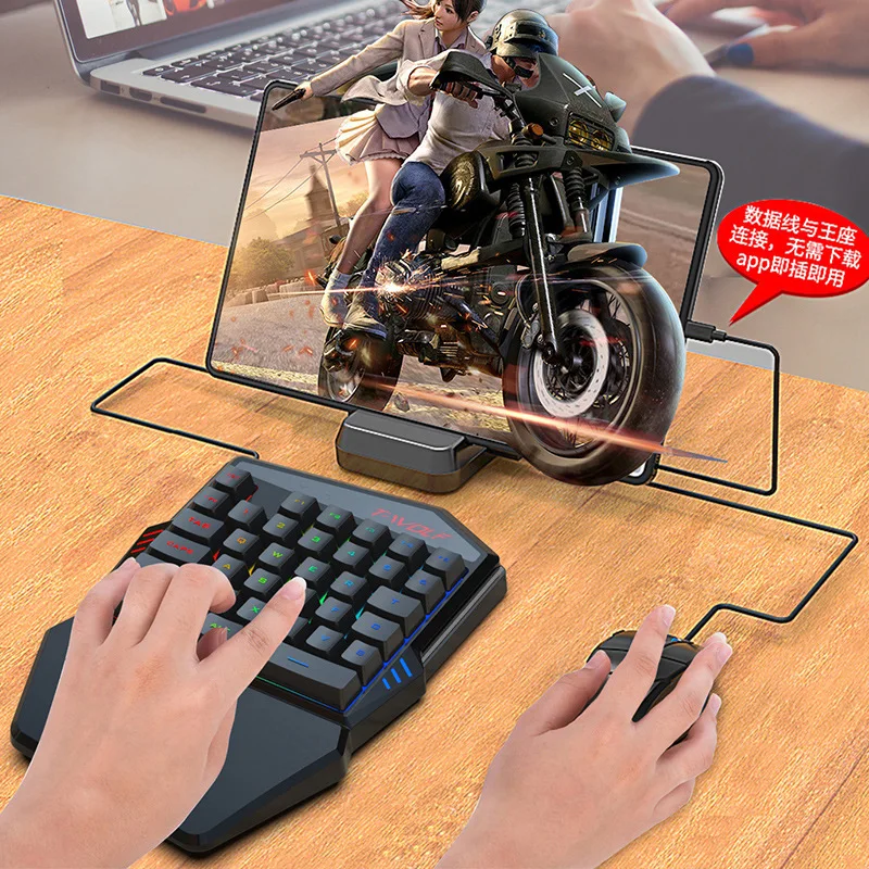 T-WOLF TF900 jednoręczny zesta – Gaming Keyboard Mobile recenzja i cena