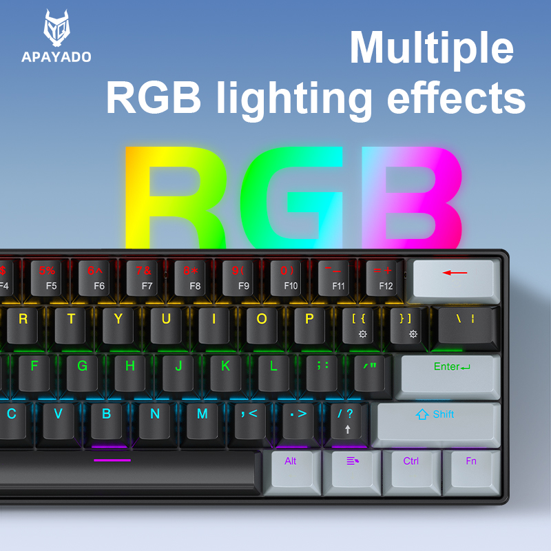 APAYADO K61 Mini Klawiatura Me – Gaming Keyboard And Mouse Combo recenzja i cena
