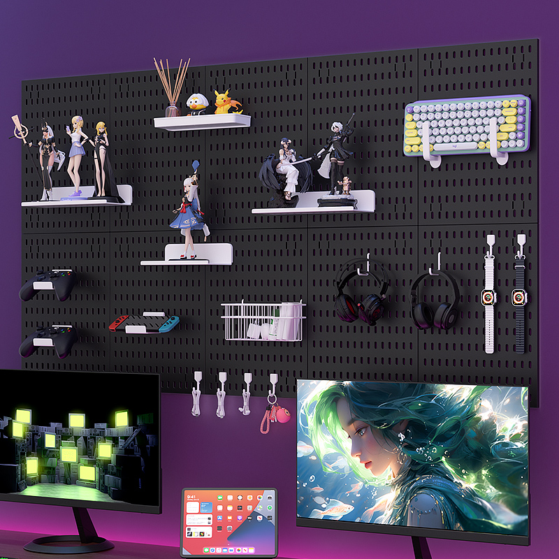Półka z tablicy perforowanej n – Gaming Keyboard Mouse recenzja i cena