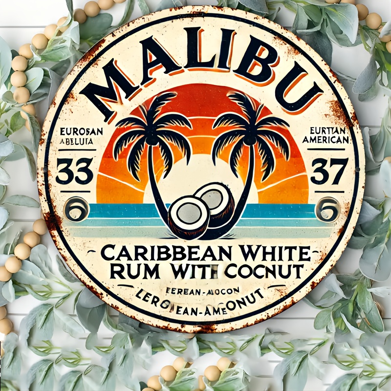 Vintage Malibu Rum Coconut Alu – Brass Weight Plate recenzja i cena