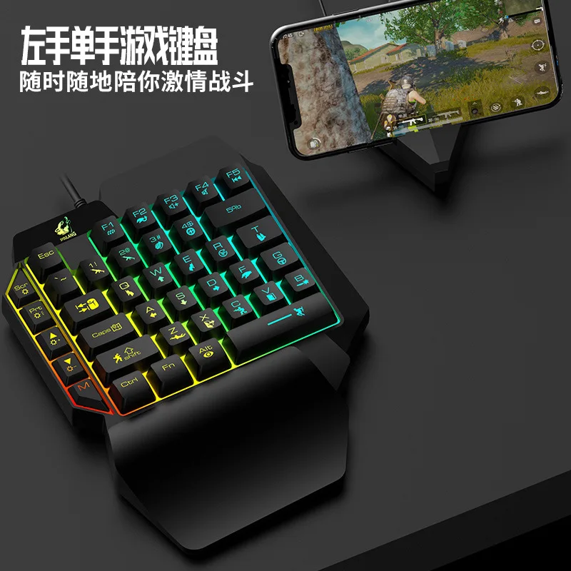 Klawiatura jednoręczna K15 Gun – Gaming Keyboard Ebay recenzja i cena