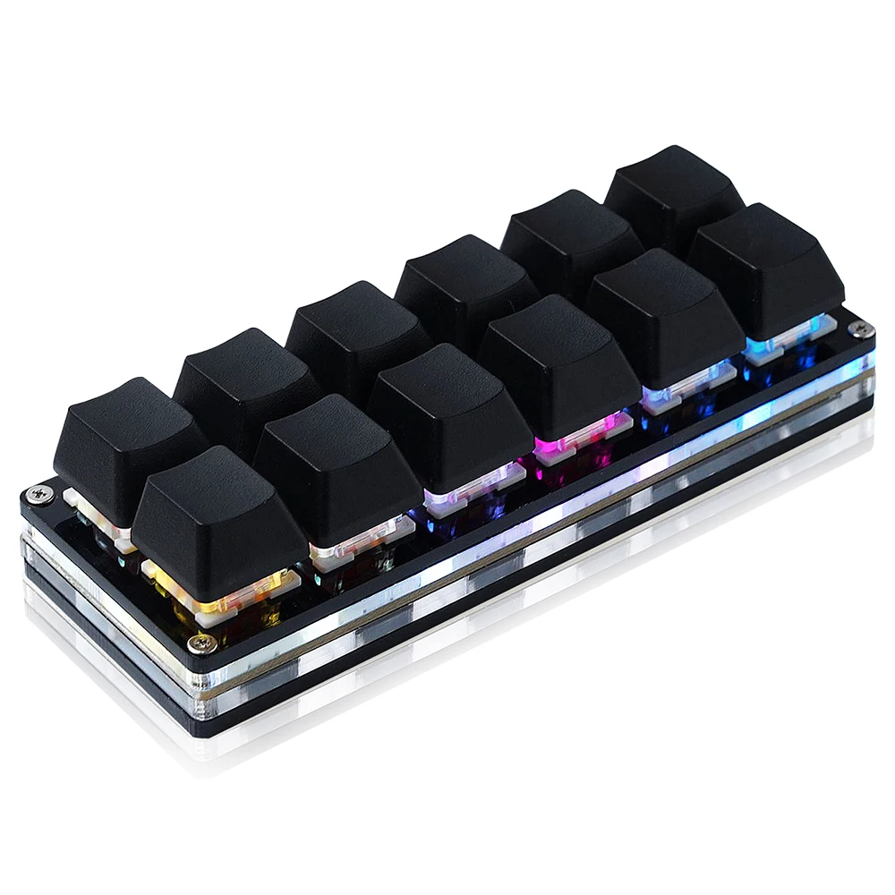 12 klawiszy Mini gra Mechanicz – Gaming Keyboard 1 Hand recenzja i cena