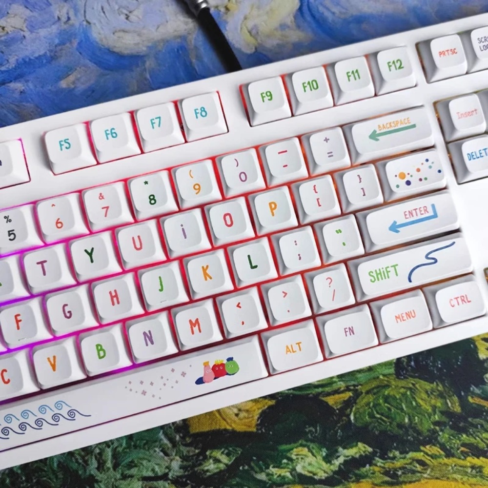 Klawisze Vibrant Summer Art 12 – Gaming Keyboard Tkl recenzja i cena