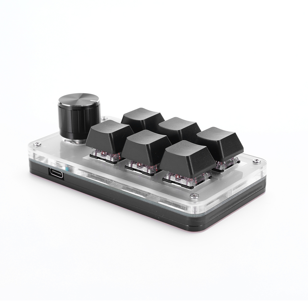 6 Klawiszy 1 Pokrętło Jednoręc – Gaming Keyboard 1 Hand recenzja i cena