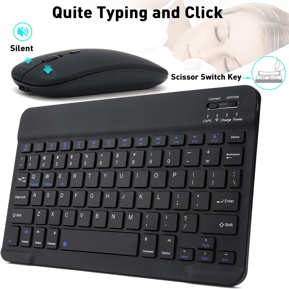 10-calowa bezprzewodowa mini k – Gaming Keyboard And Mouse Wireless recenzja i cena