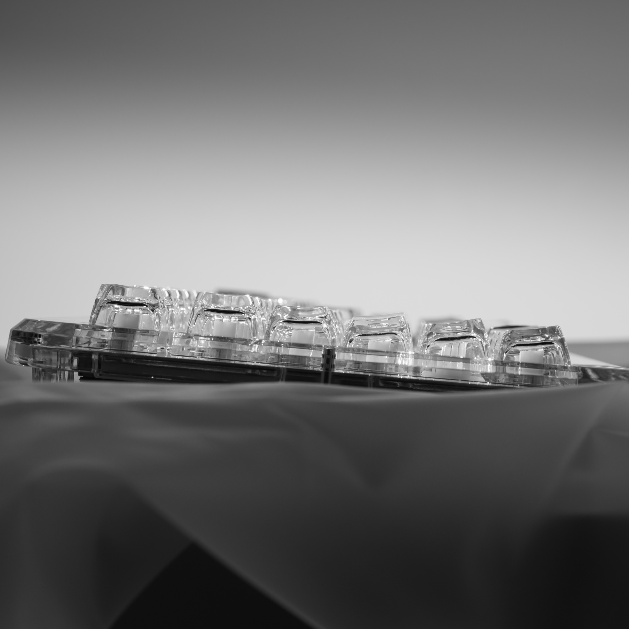 Klawisze XVX Crystal Transpare – Gaming Keyboard Typewriter recenzja i cena