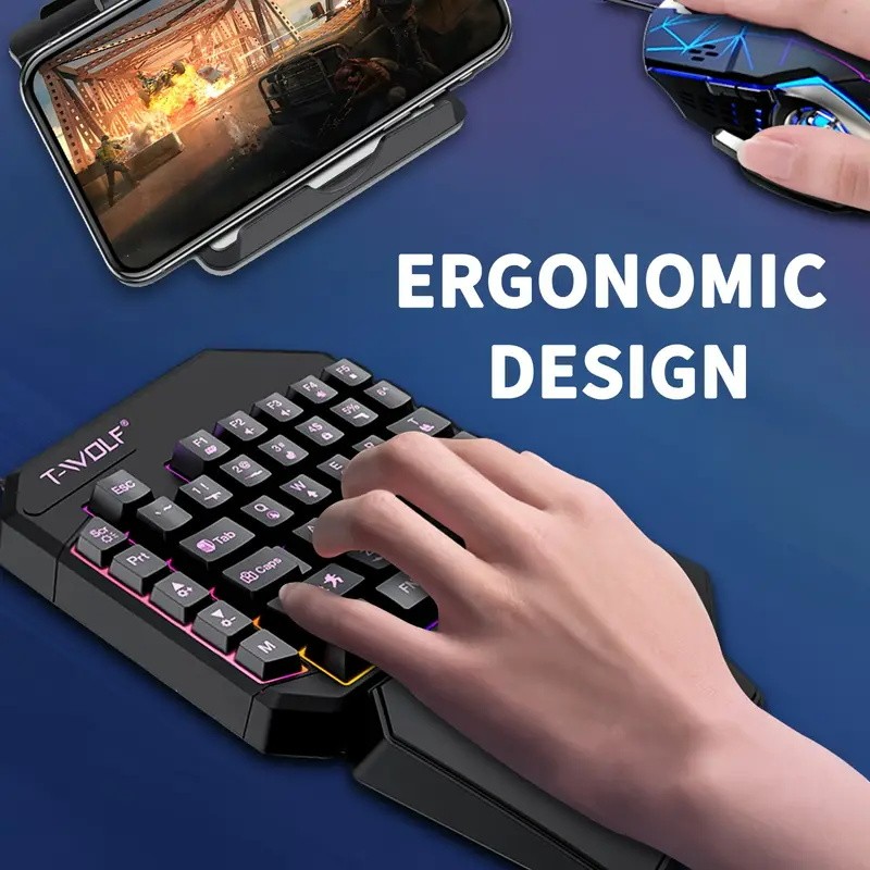 FocusOnPC TF900 2-w-1 Konwerte – Gaming Keyboard 1 Hand recenzja i cena