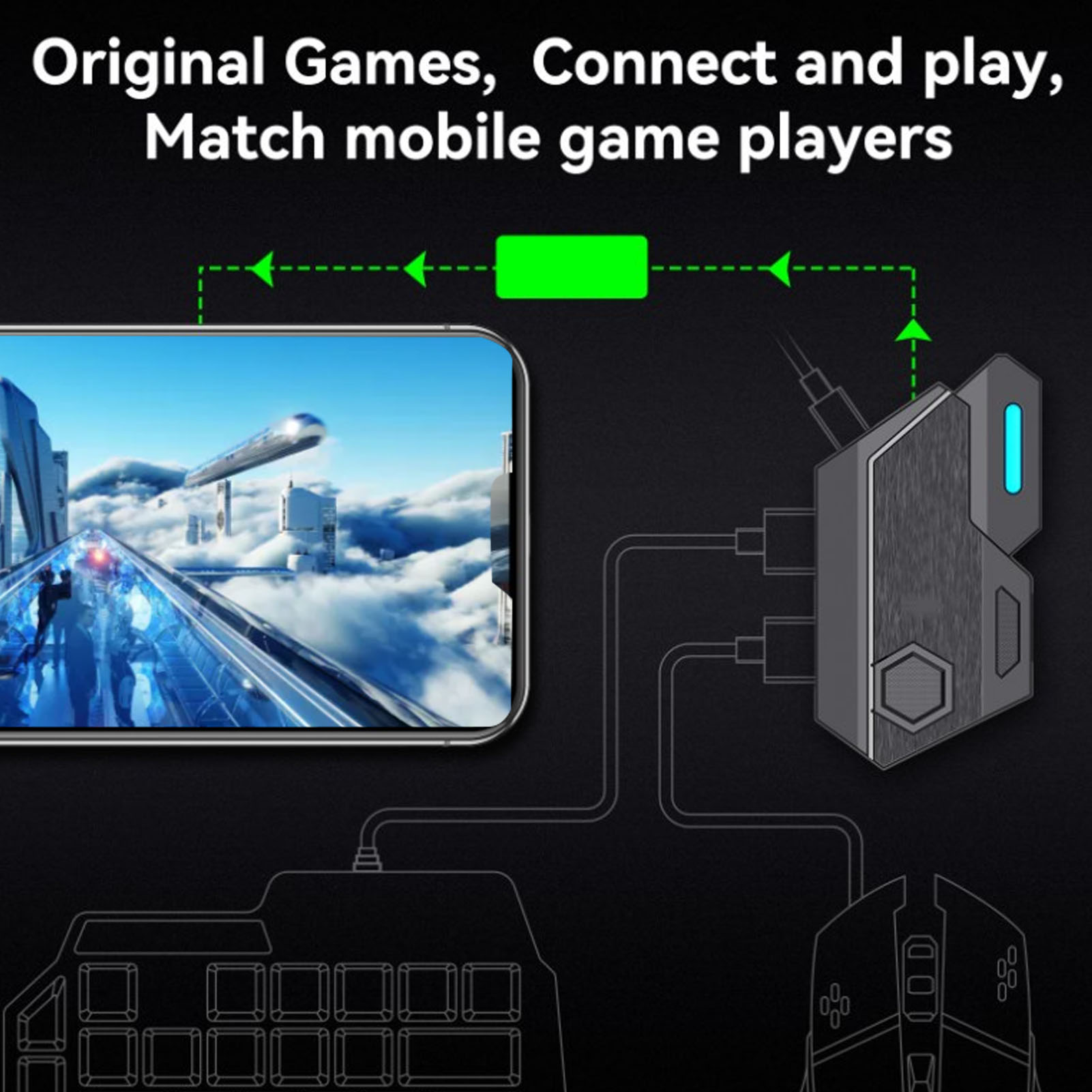 Zestaw do gier mobilnych: klaw – Gaming Keyboard And Mouse Combo recenzja i cena