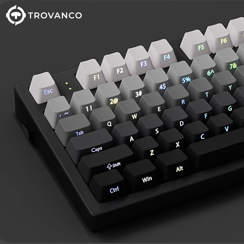 130 Klawiszy Gradientowe Nakła – Gaming Keyboard Typewriter recenzja i cena