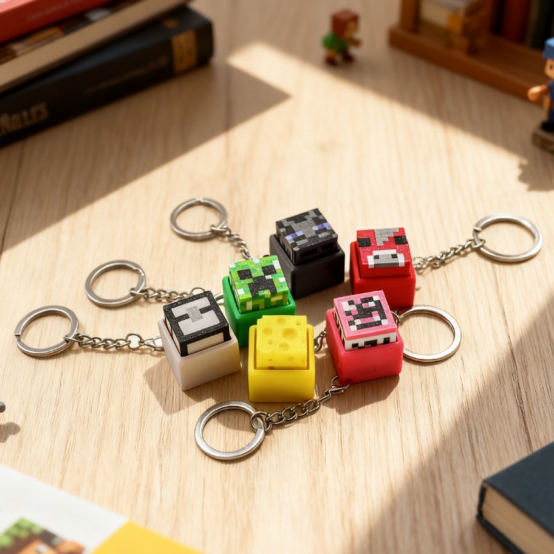 Minecraft 6 szt. Nowe, modne,  – Gaming Keyboard Mechanical recenzja i cena