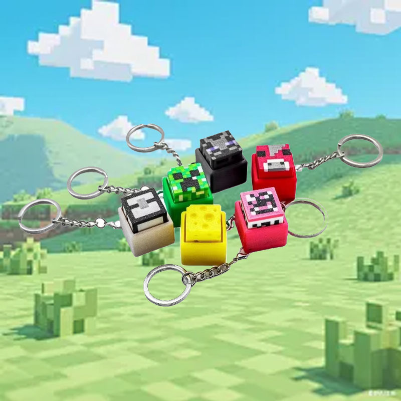Minecraft 6 szt. Nowe, modne,  – Gaming Keyboard Mechanical recenzja i cena