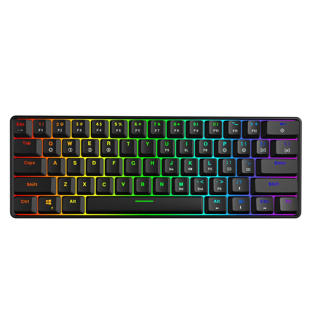 SKYLOONG GK61 Mini przenośna 6 – Gaming Keyboard Mobile recenzja i cena