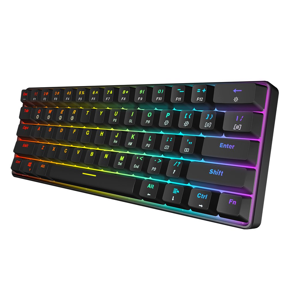 SKYLOONG GK61 Mini przenośna 6 – Gaming Keyboard Mobile recenzja i cena