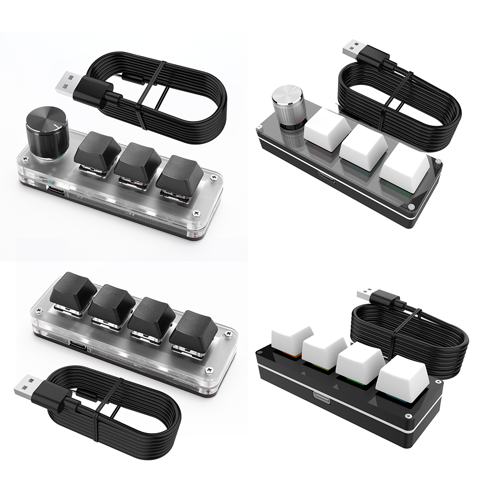 3 Klawisze 1 Pokrętło/4 Klawis – Gaming Keyboard 1 Hand recenzja i cena